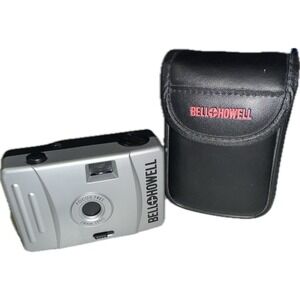 Bell & Howell Focus Free  35mm Film Camera Point & Shoot 28mm Lens in Case WORKS